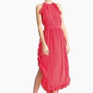 NWT See by Chloe open back polka dot halter dress